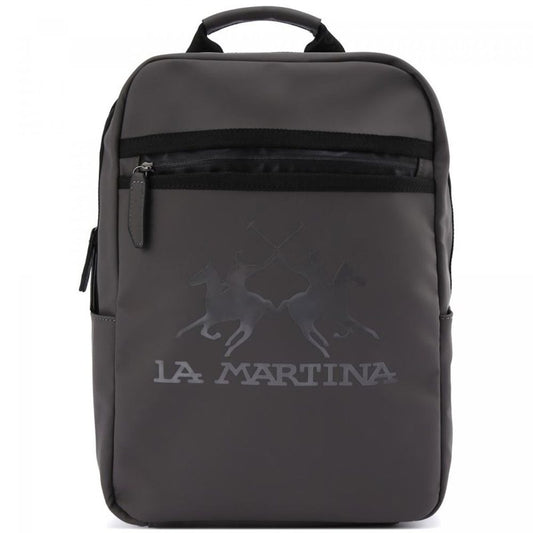 Gray Polyethylene Backpack