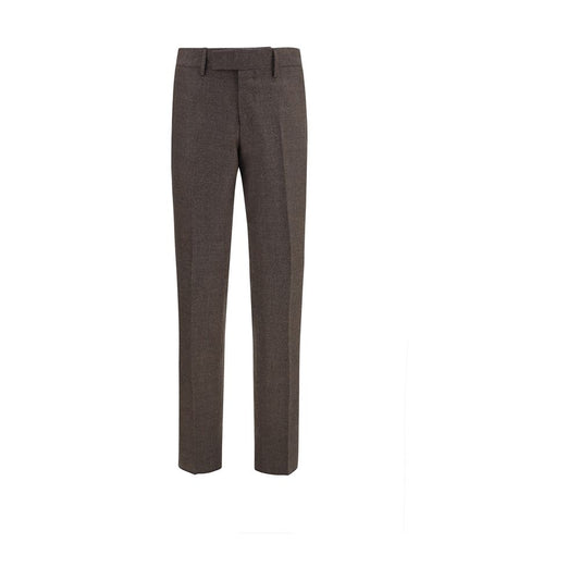 Brown Viscose Dress Pants