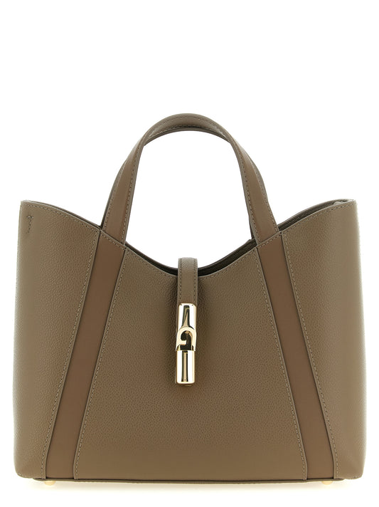 Gray Calfskin Tote Bag