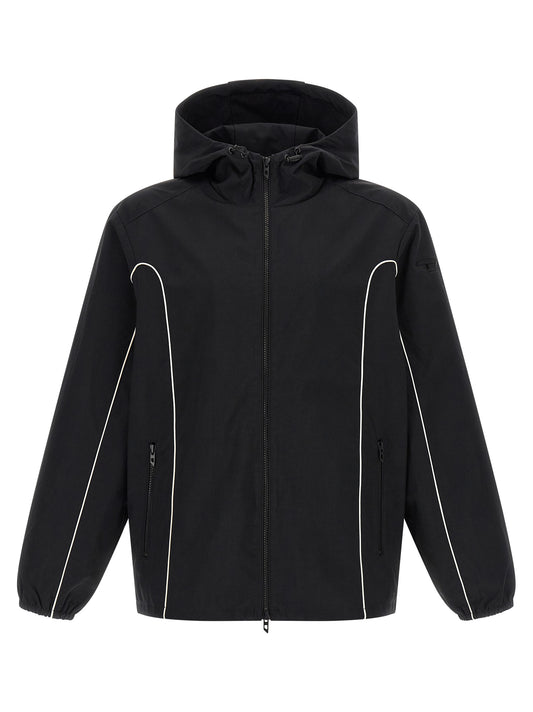 Black Polyamide Shell Jacket