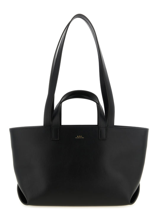 Black Cowhide Tote Bag