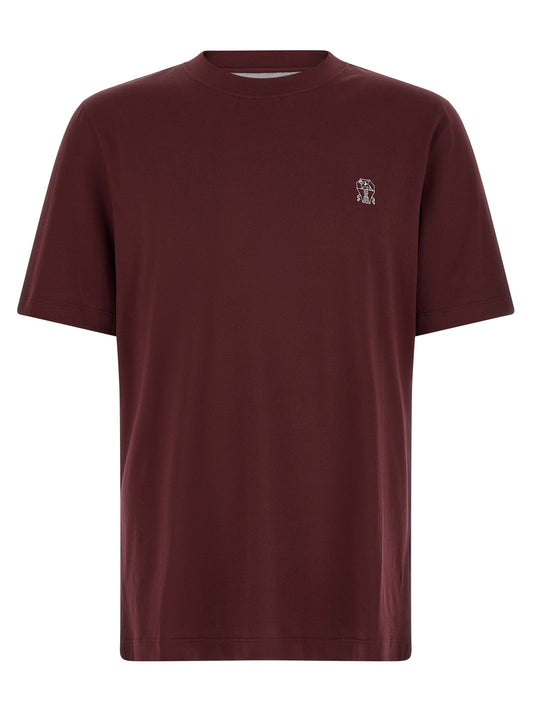Bordeaux Cotton T-Shirt