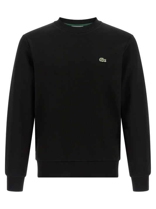 Black Cotton Sweatshirt