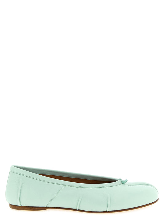 Bicolor Lamb Leather Ballet Flats