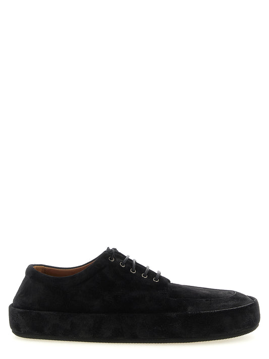 Black Calfskin Oxfords And Derbies