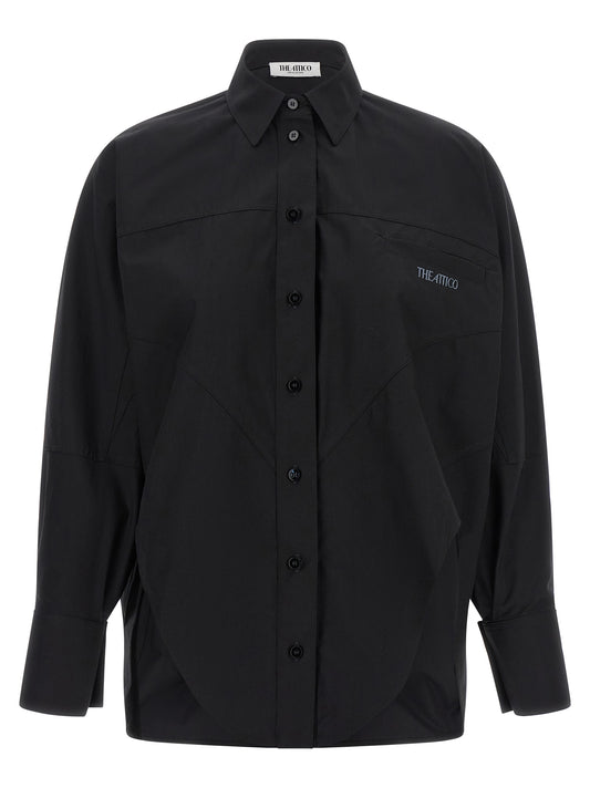 Black Cotton Blouse