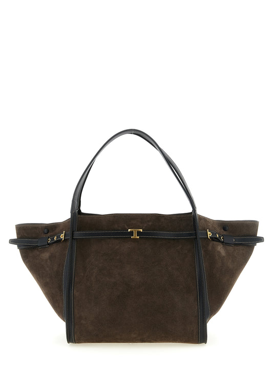 Brown Calfskin Tote Bag