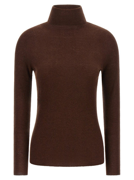 Brown Virgin Wool Cardigan