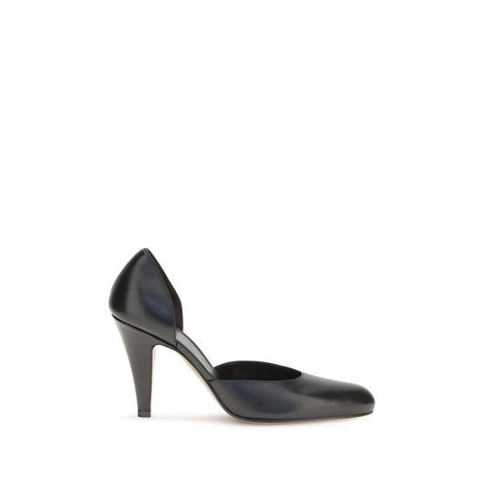 Black Lamb Ovis Aries High Heel Pumps