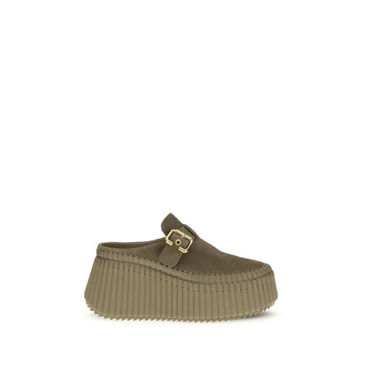 Bicolor Calf Leather Bos Taurus Mules