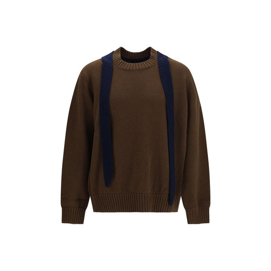 Brown Wool Oves Aries Sweatshirt