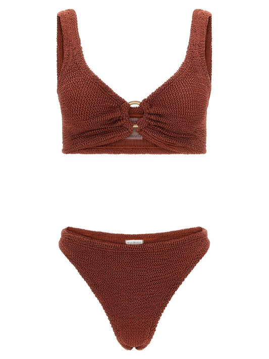 Brown Polyamide Bikini