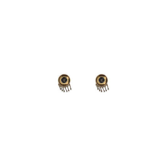Gold Brass Earrings