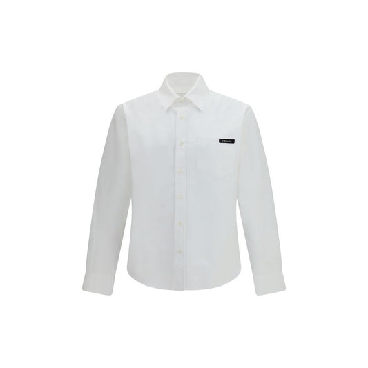White Cotton Dress Shirt
