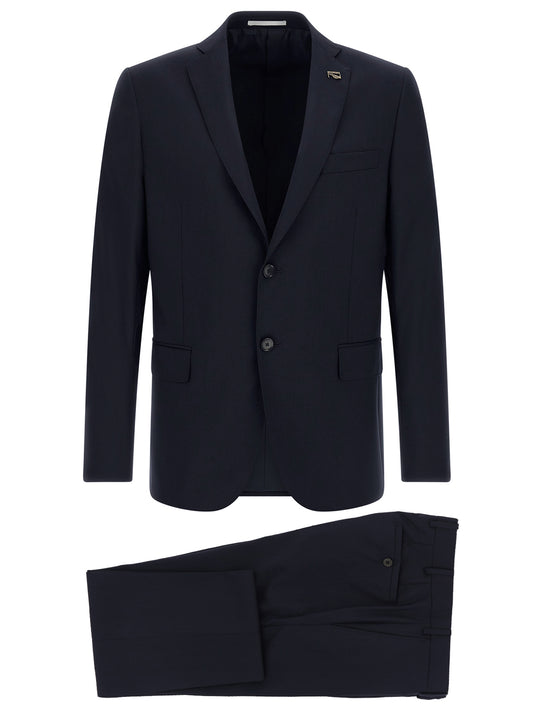 Blue Wool Suit