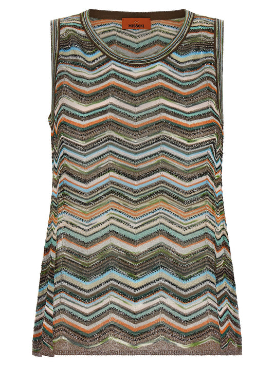 Multicolor Viscose Blouse