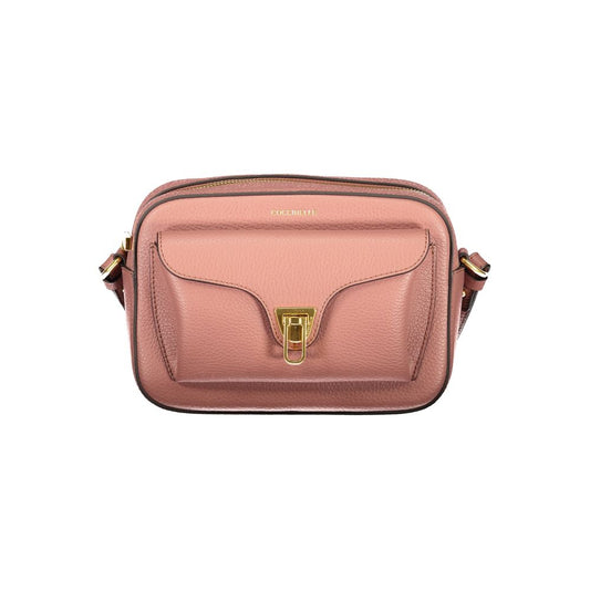 Pink Leather Women's Bag