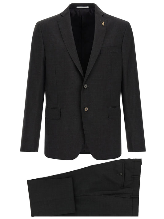 Gray Wool Two-Piece Suit