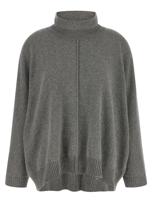 Gray Cashmere Cardigan