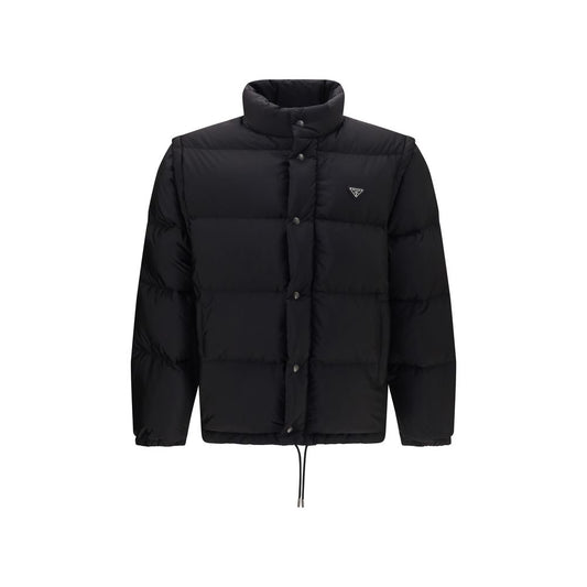 Black Goose Down Full-Length Jacket