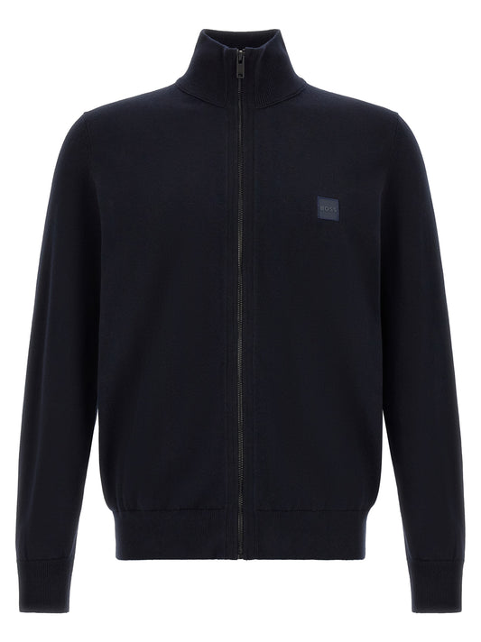Blue Cotton Cardigan