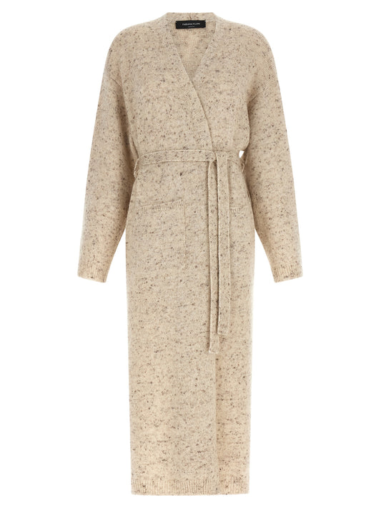 Beige Wool Cardigan