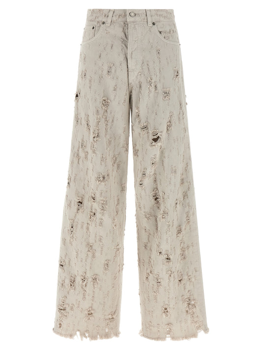Multicolor Cotton Relaxed Fit Jeans