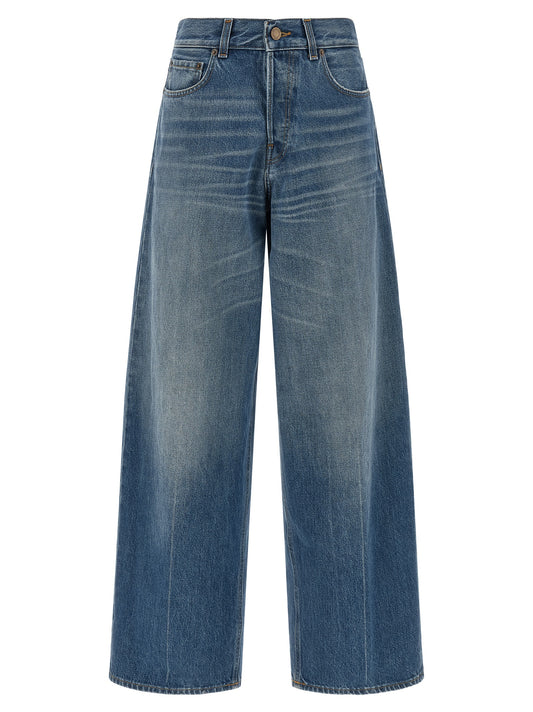 Blue Cotton Jeans Denim