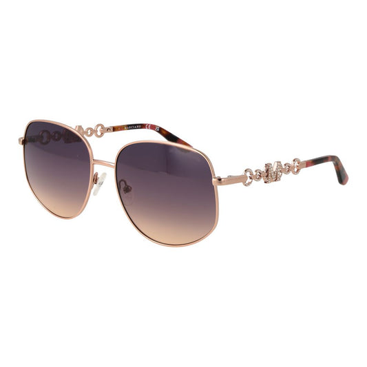 Rose Gold Metal Sunglasses