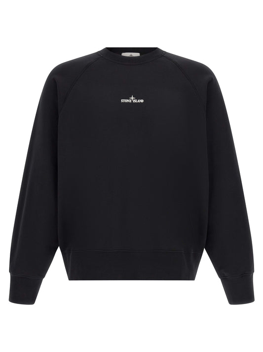 Black Cotton Sweatshirt