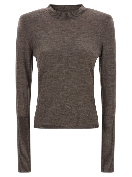 Brown Wool Cardigan