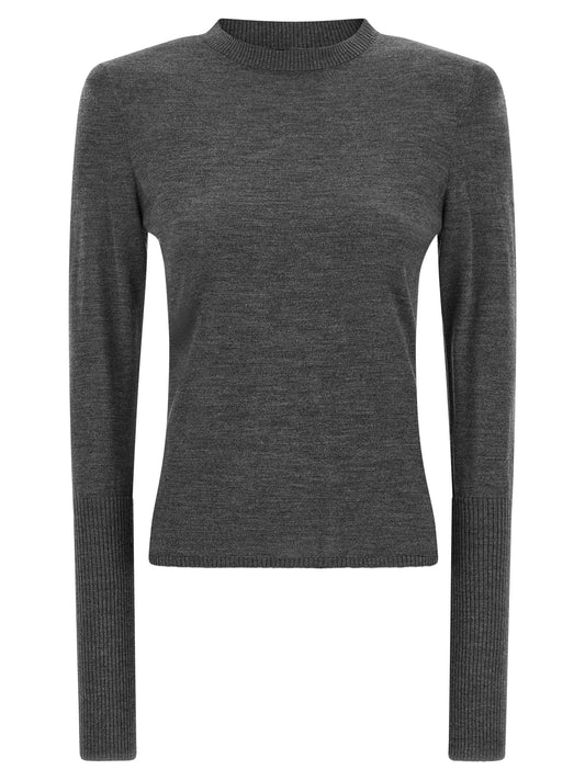 Gray Wool Cardigan