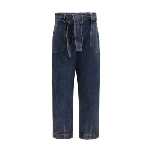 Blue Cotton Jeans Denim