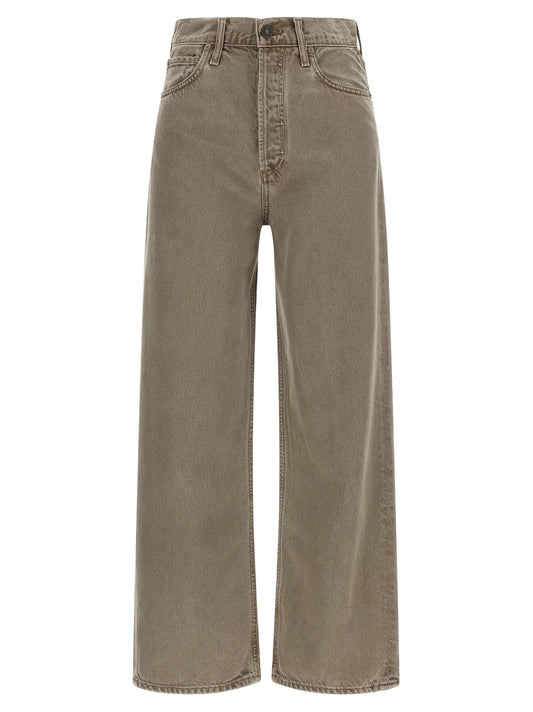 Brown Lyocell Relaxed Fit Jeans