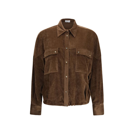 Brown Viscose Shirt