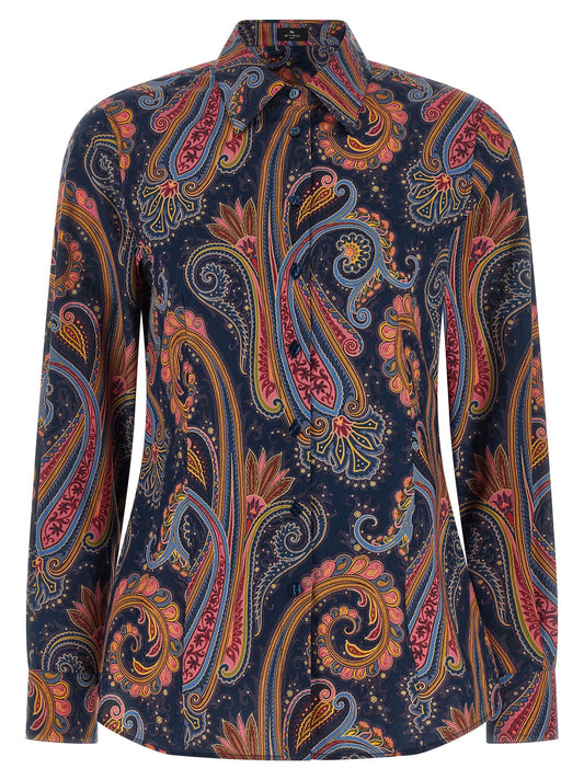 Blue Cotton Blouse