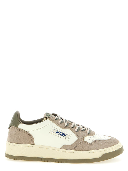 Multicolor Cowhide Athletic Sneakers