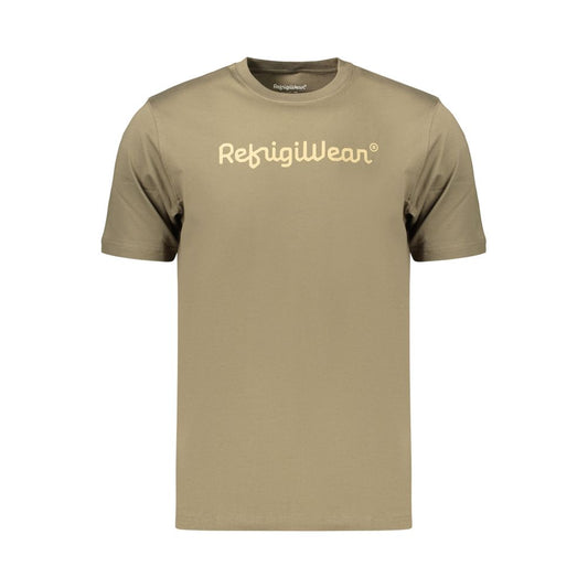 Green Cotton Men's T-Shirt