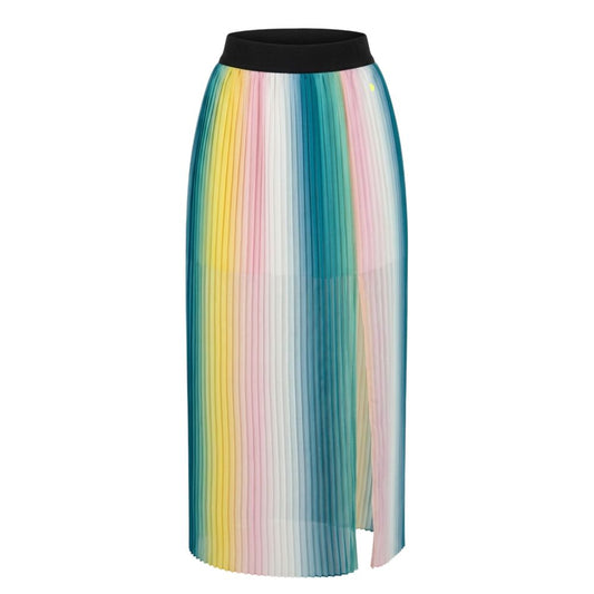 Pink Polyester Women Skirt