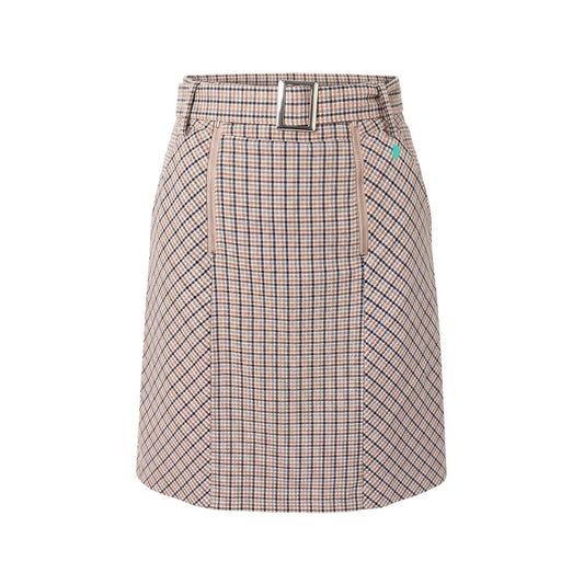 White Cotton Women Skirt