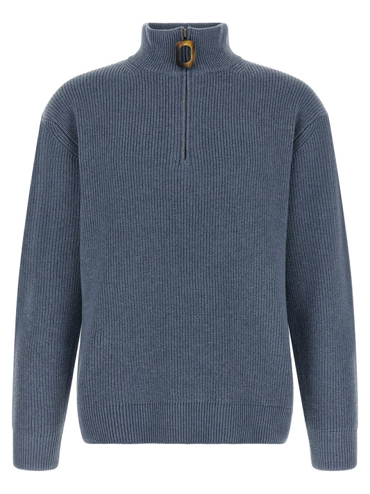 Blue Wool Cardigan