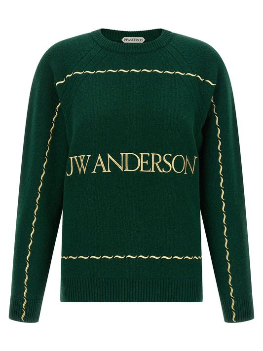 Bicolor Wool Cardigan