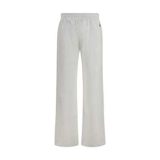 White Cotton Casual Pants
