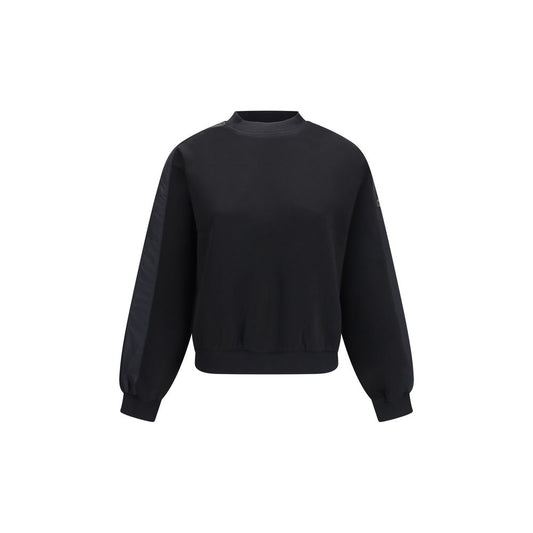 Black Cotton Sweatshirt