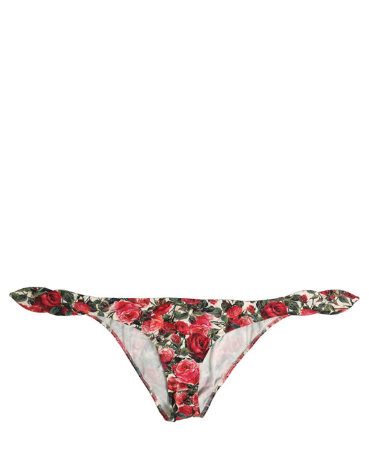 Multicolor Floral Print Beachwear Bikini Bottom