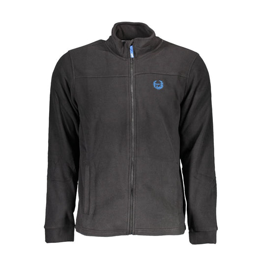 Black Polyester Men's Sweatshirt