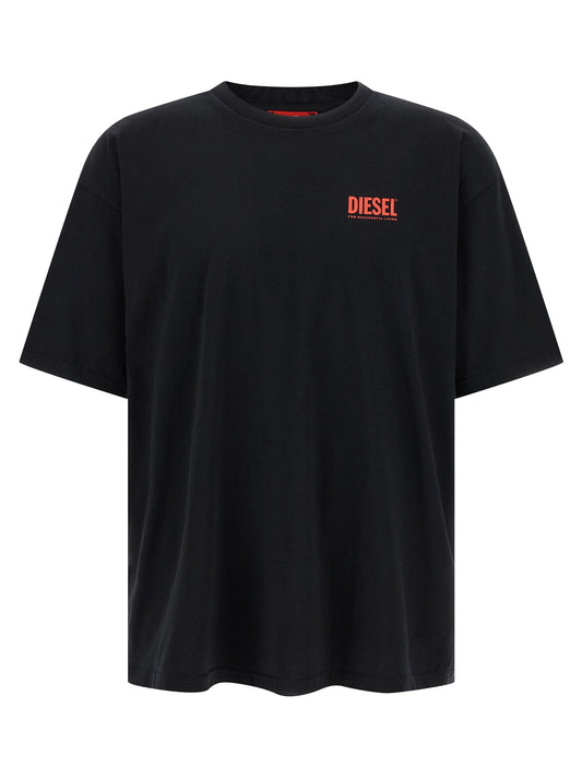 Black Cotton T-Shirt