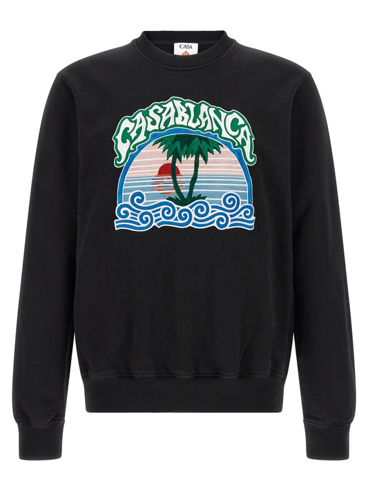Black Organic Cotton Sweatshirt