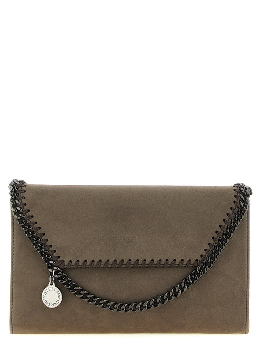 Gray Polyamide Crossbody Bag
