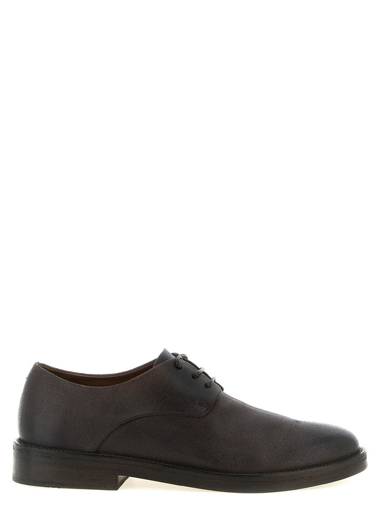 Brown Calfskin Oxfords And Derbies